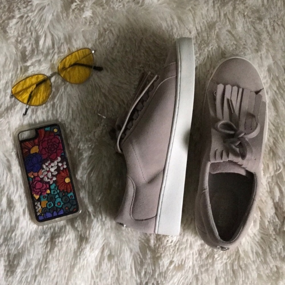 Michael Kors Suede Fashion Sneakers